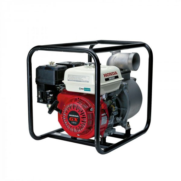 red and white water pumping machine