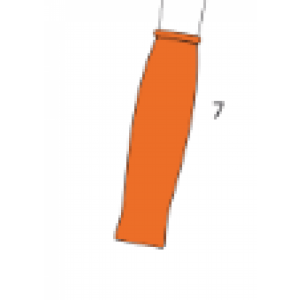 orange rubber handle