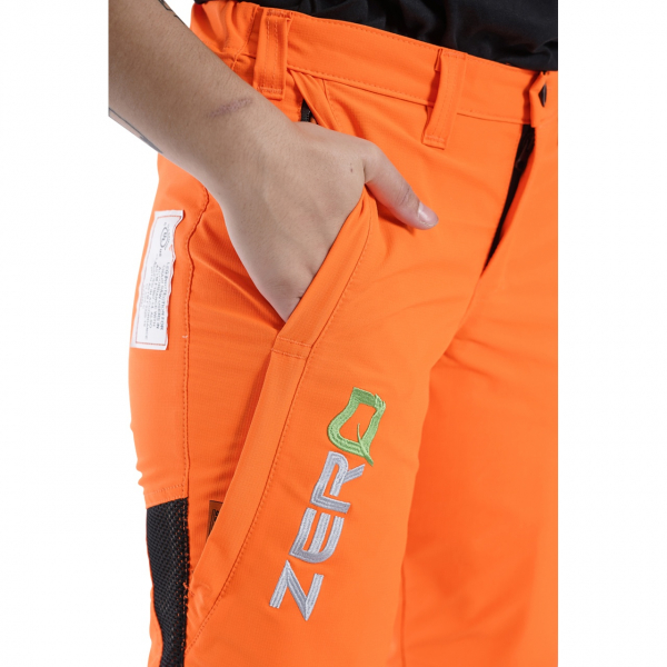 orange pants with side pocket