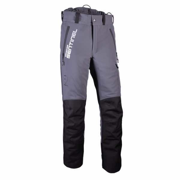 grey and black krieger pants with side pocket