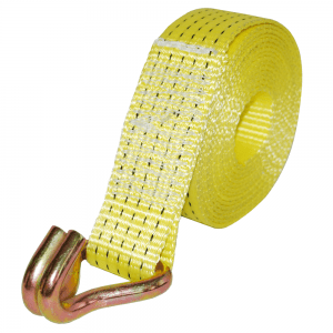 yellow nylon webbing with inverted hook