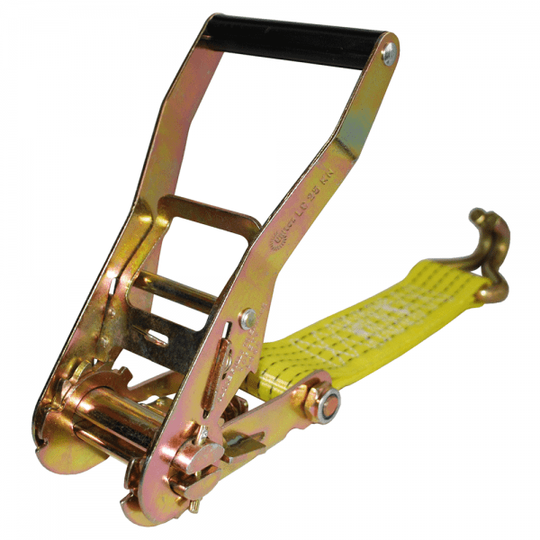 yellow nylon webbing with inverted hook with handle