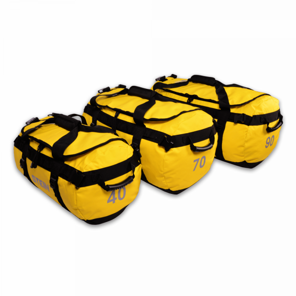 yellow metro kit storage bags
