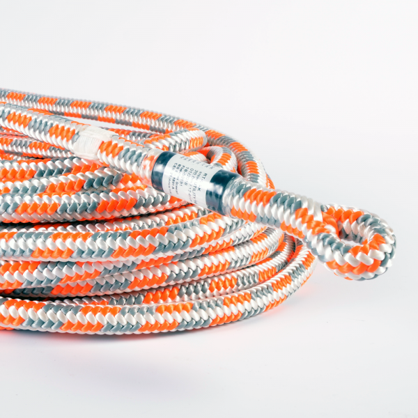 long grey and orange rope