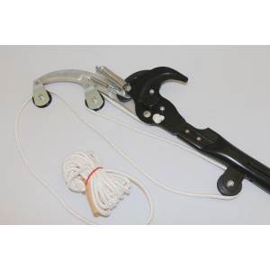 heavy black gauge looper head with two ropes