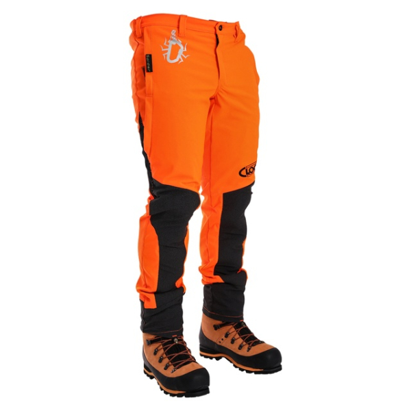 men's orange climbing pants
