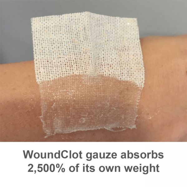 woundclot abc gauze instruction sheet