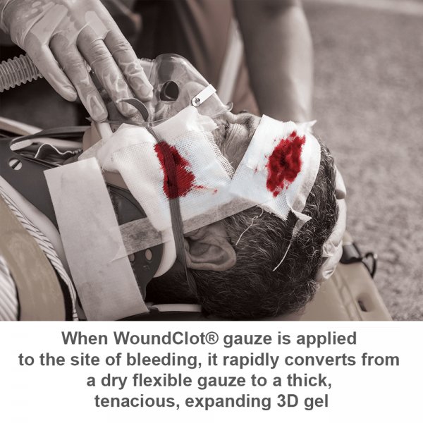 woundclot trauma gauze instruction sheet