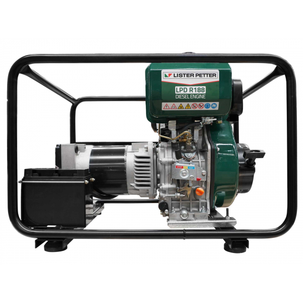 green diesel generator with recoil and & e-start