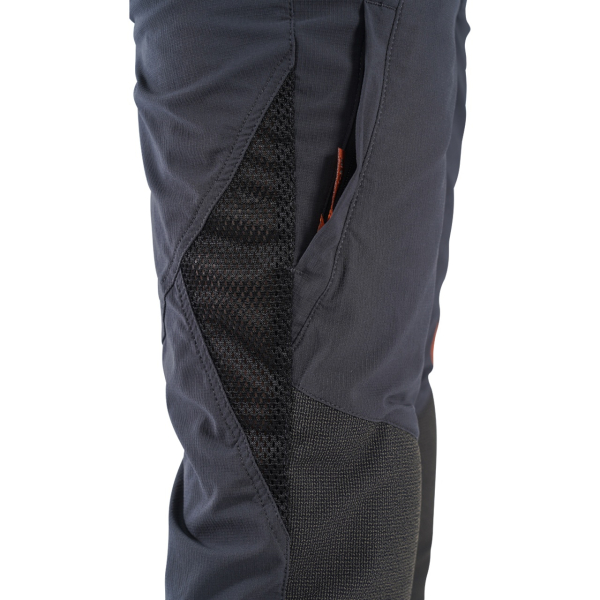black pants with zippered pocket